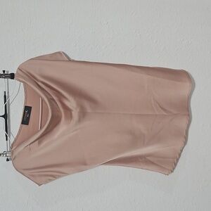 Silky tan top